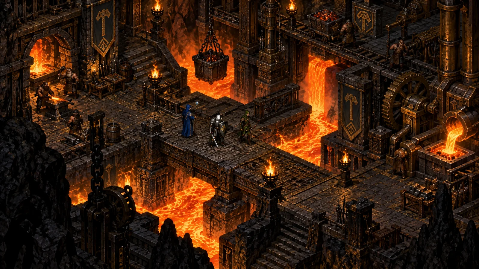 Realms of Eldoria — The subterranean forge