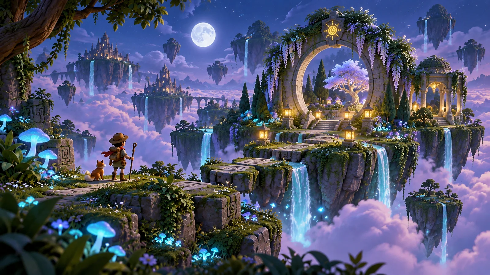 Everwild Isles — The moonlit garden